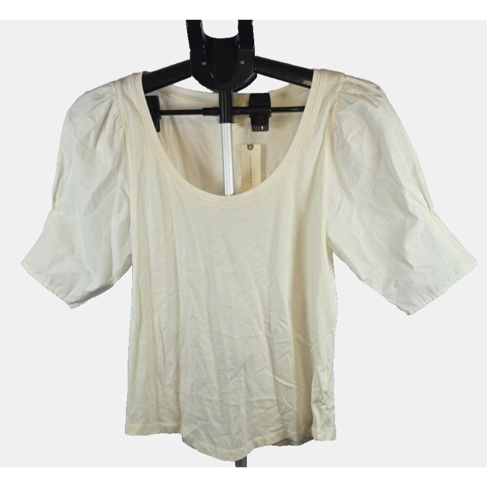 Maeve by Anthropologie Ivory Shirt Top Size Small S New with Tags $68.00